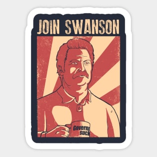 Join Swanson Sticker